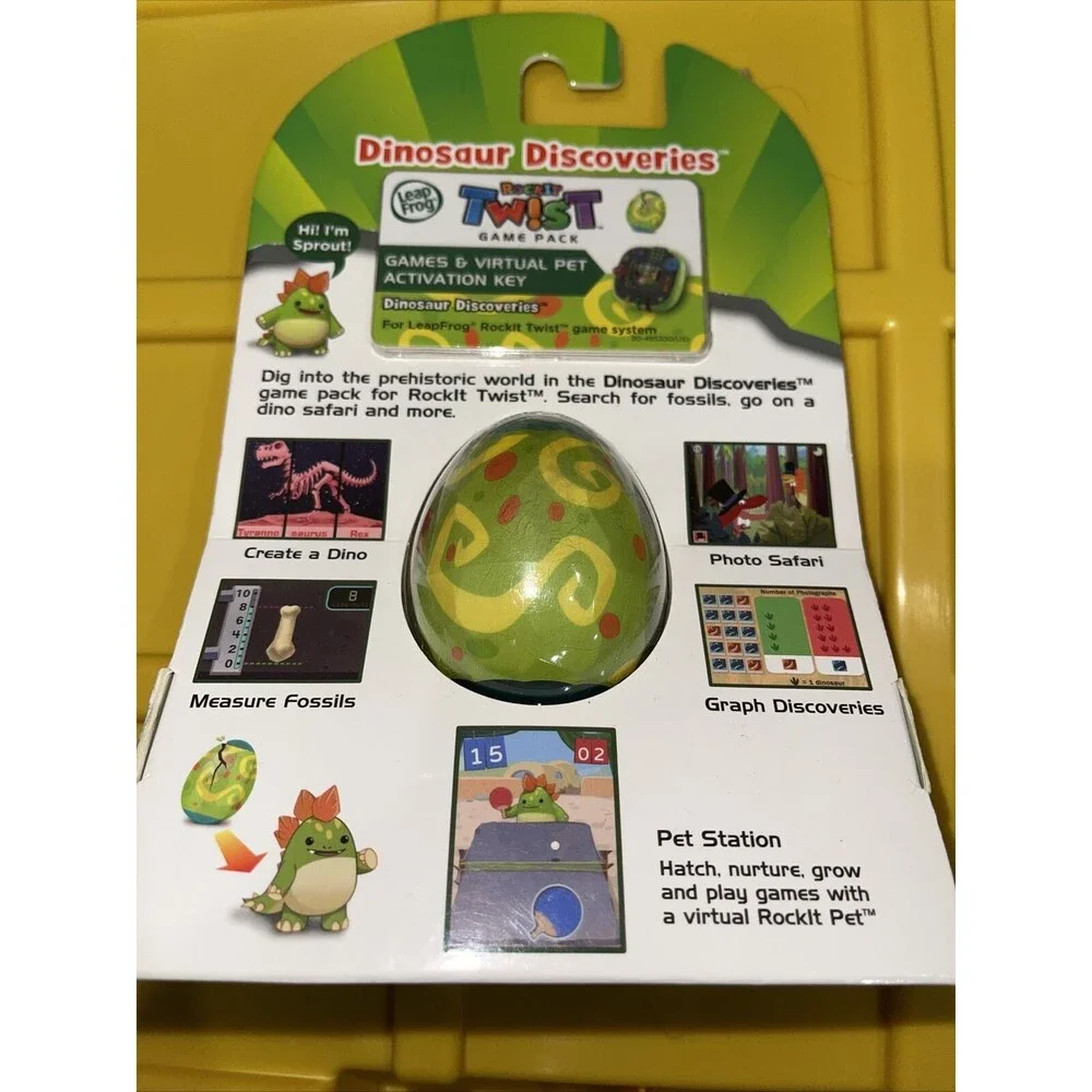 LeapFrog RockIt Twist Game Pack Dinosaur Discoveries includes Game Key  Ages 4-8